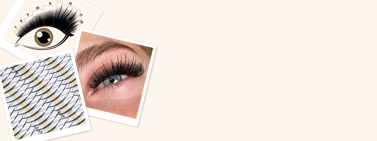 Premade lash spikes for wispy lashes