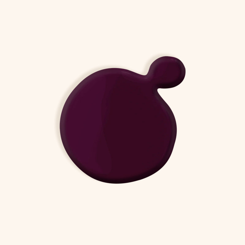 Dark purple gel nail polish color