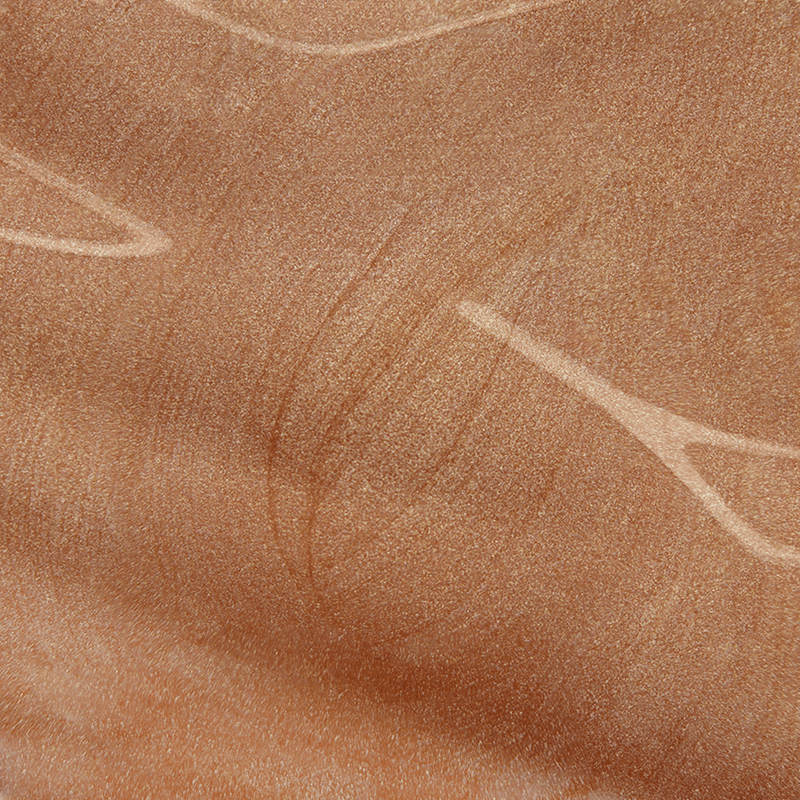 Copper shimmer gel nail polish