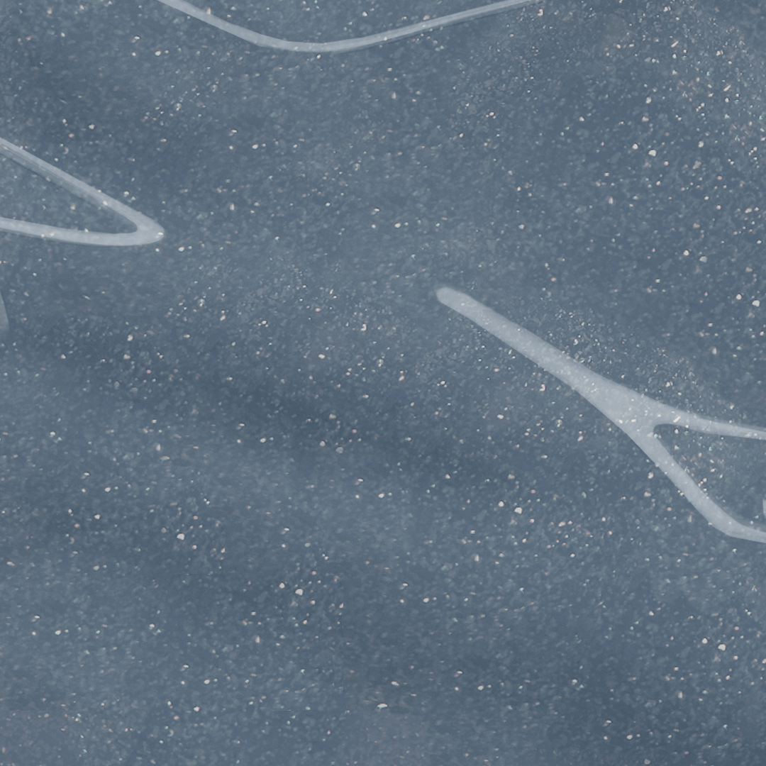 Light blue glitter nail polish color swatch