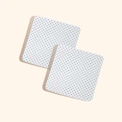 Absorbent lint free cotton nail pads for gel nail applications