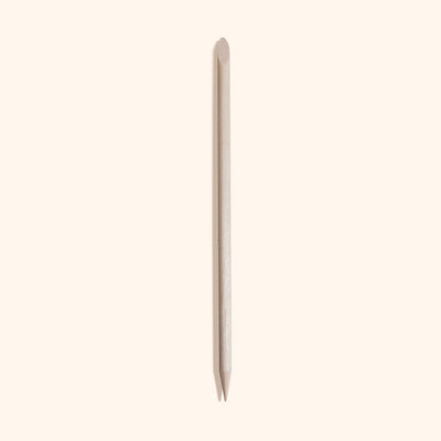 Large wooden cuticle pusher to help remove dead skin and use for nail design, manicures and pedicures