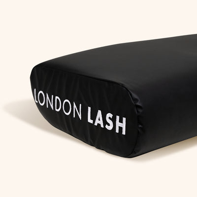 London Lash USA Branded memory foam pillow in black