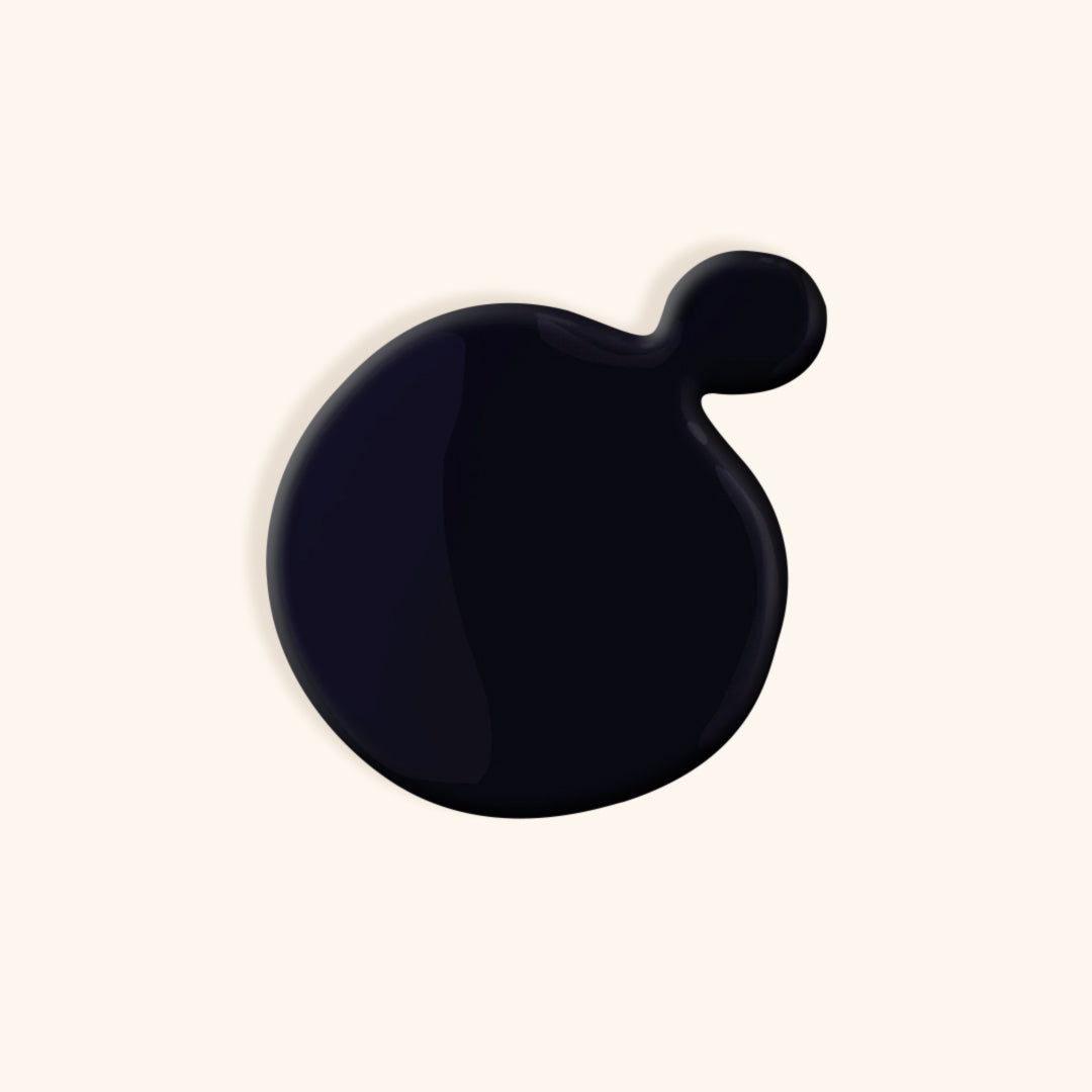 Deep purple gel nail polish