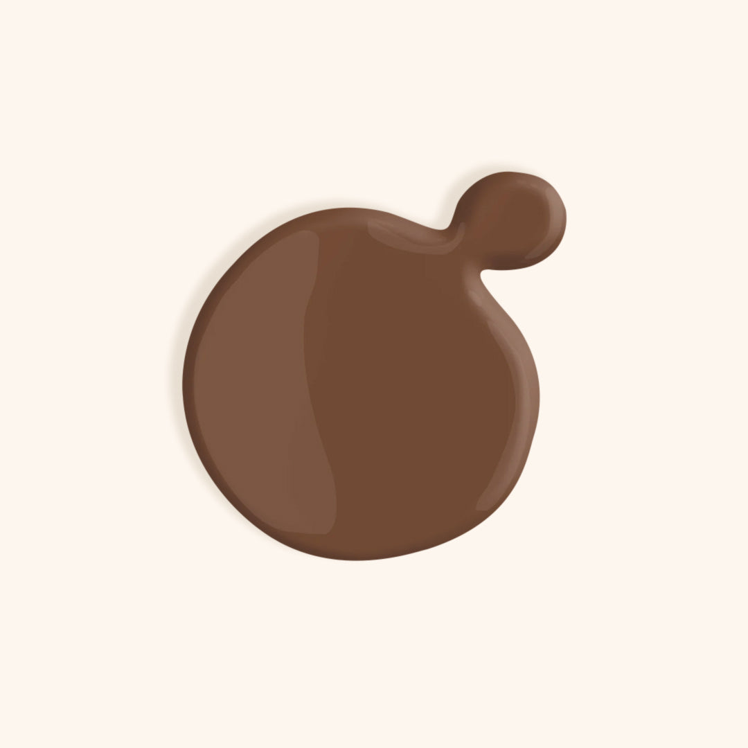 Mocha brown nail polish for chocolate nails