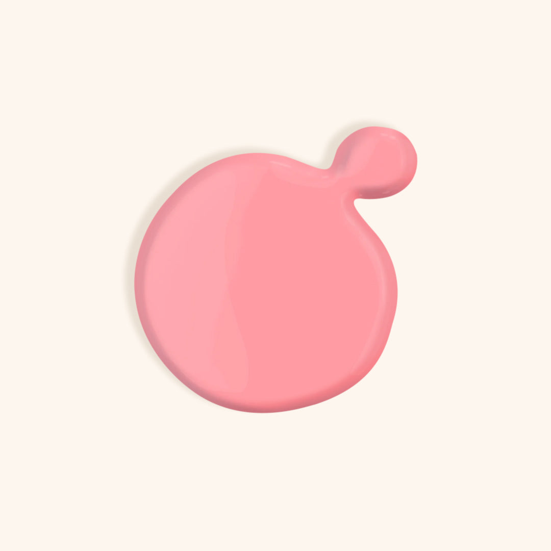 Pastel pink nail polish for summer and spring nails