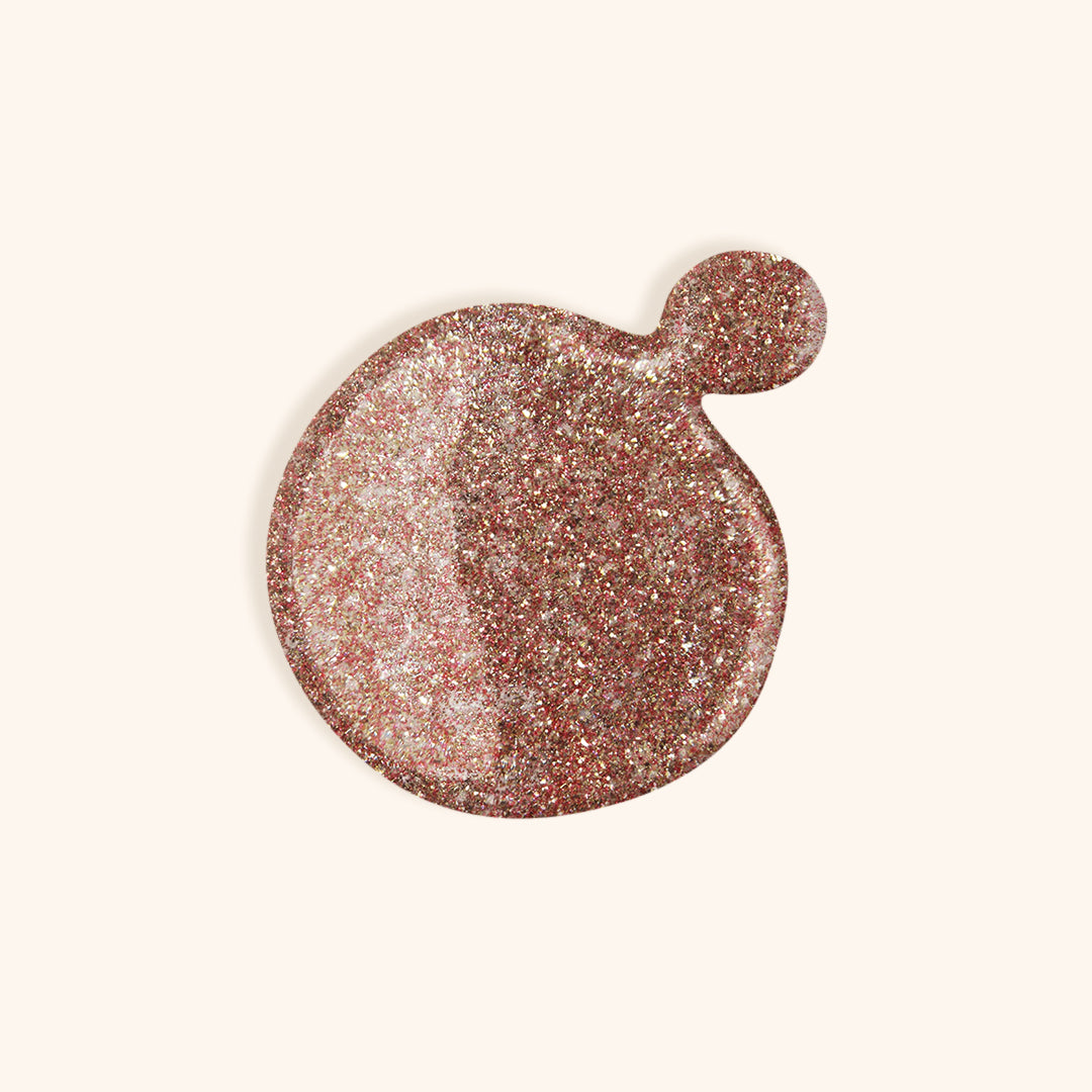 Dark rose gold nail polish for gel nail application