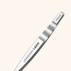 Petite curved eyelash tweezers in silver