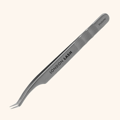 London Lash x Staleks Pro L-Shape Slim Volume Eyelash Extension Tweezers