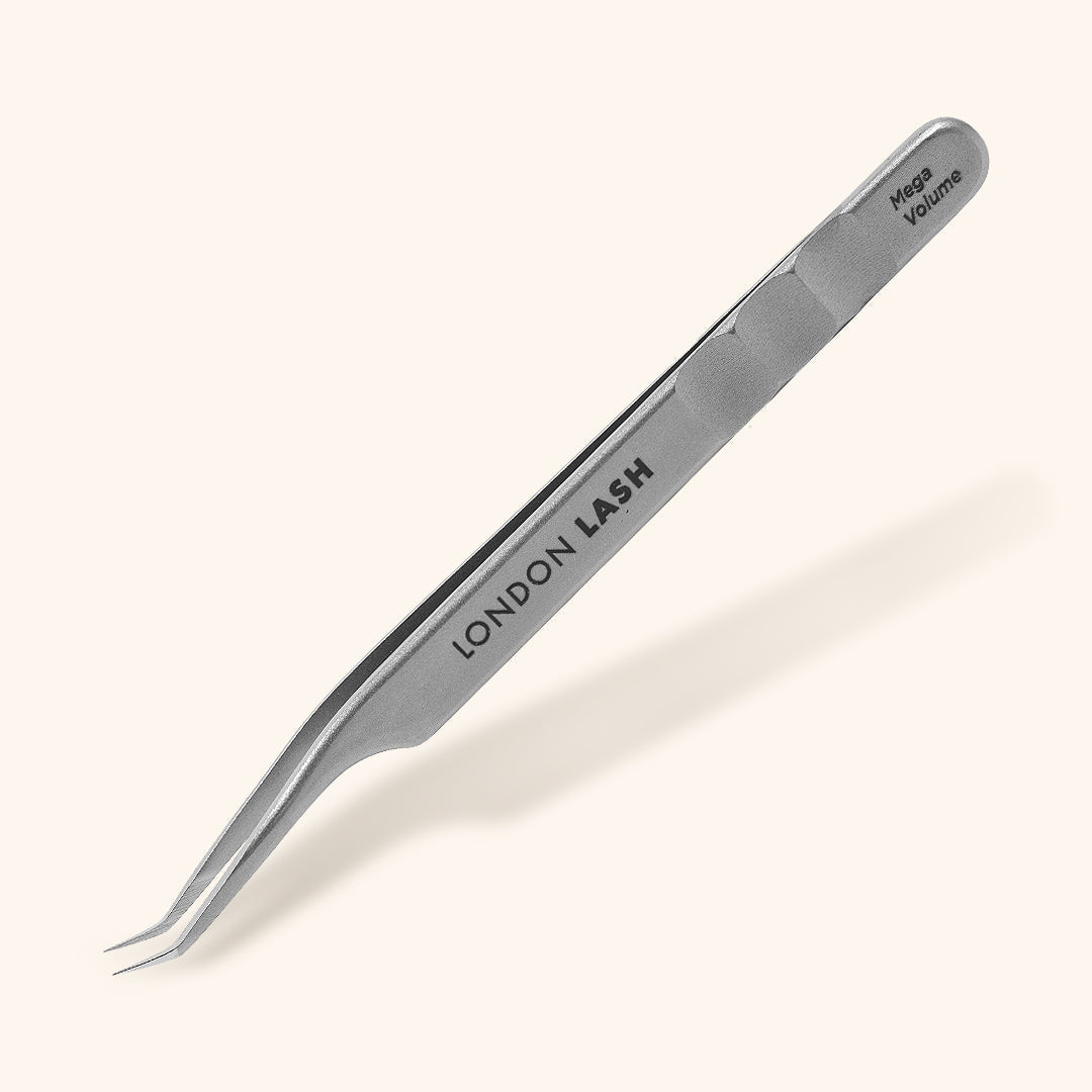 London Lash x Staleks Pro Petite L-Shape Classic &amp; Volume Eyelash Extension Tweezers