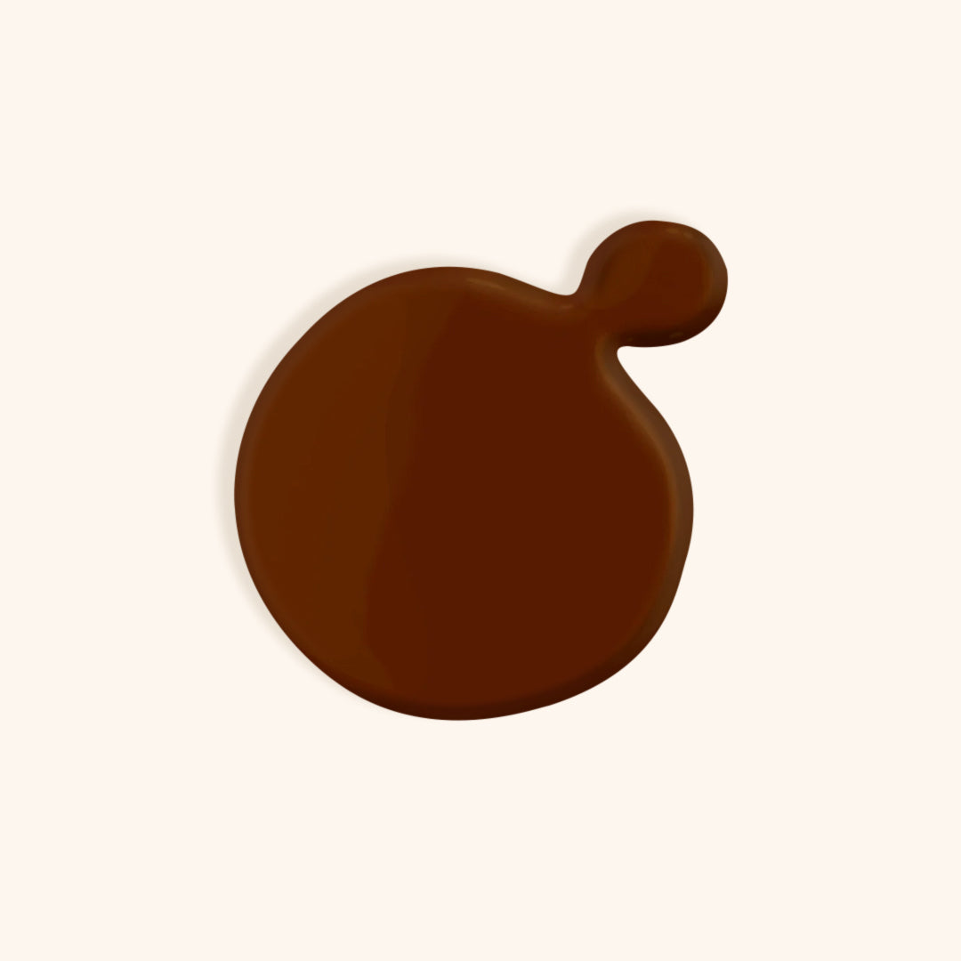 Warm brown nail polish for brown french tip nails