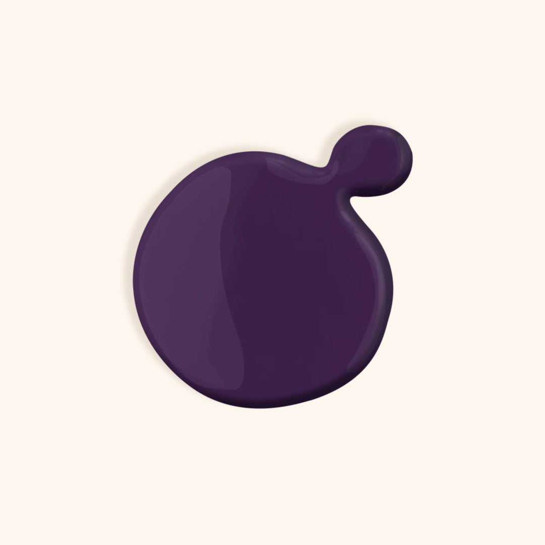 Dark purple nail polish shade