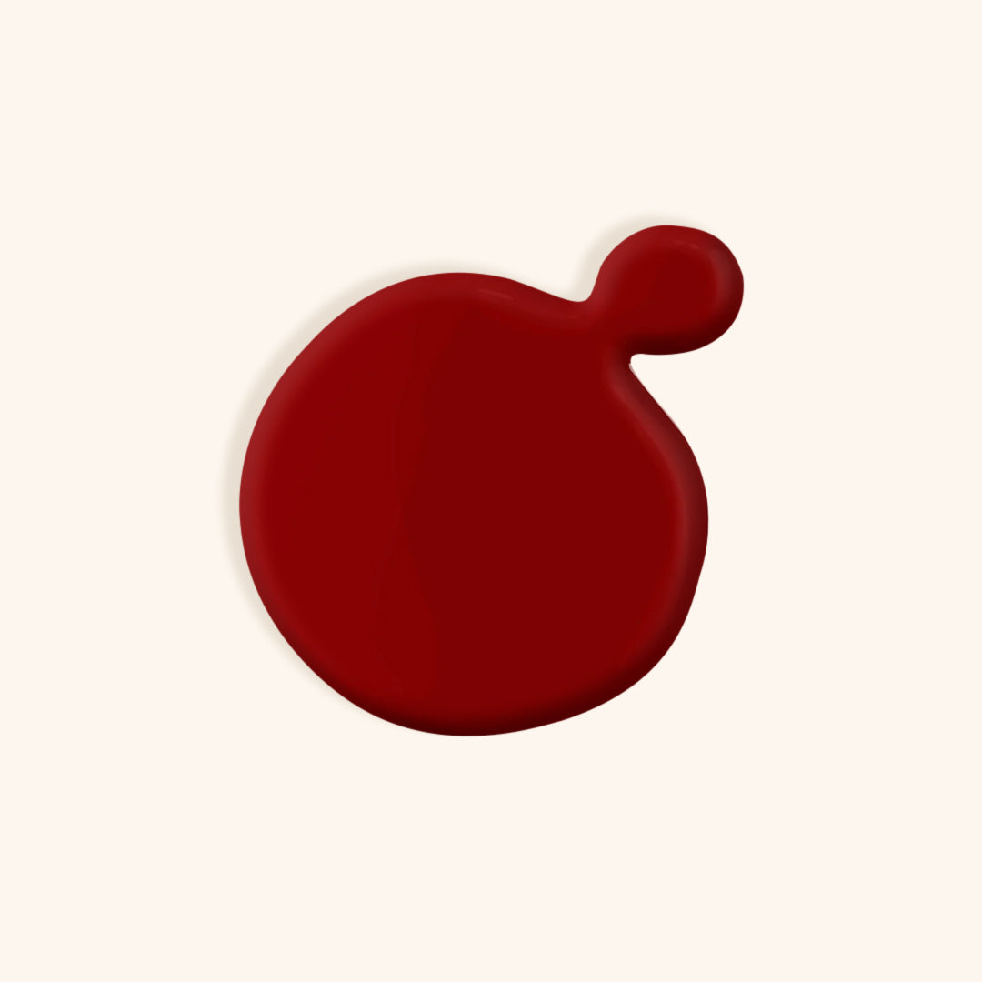 Dark red gel nail polish to create red nails