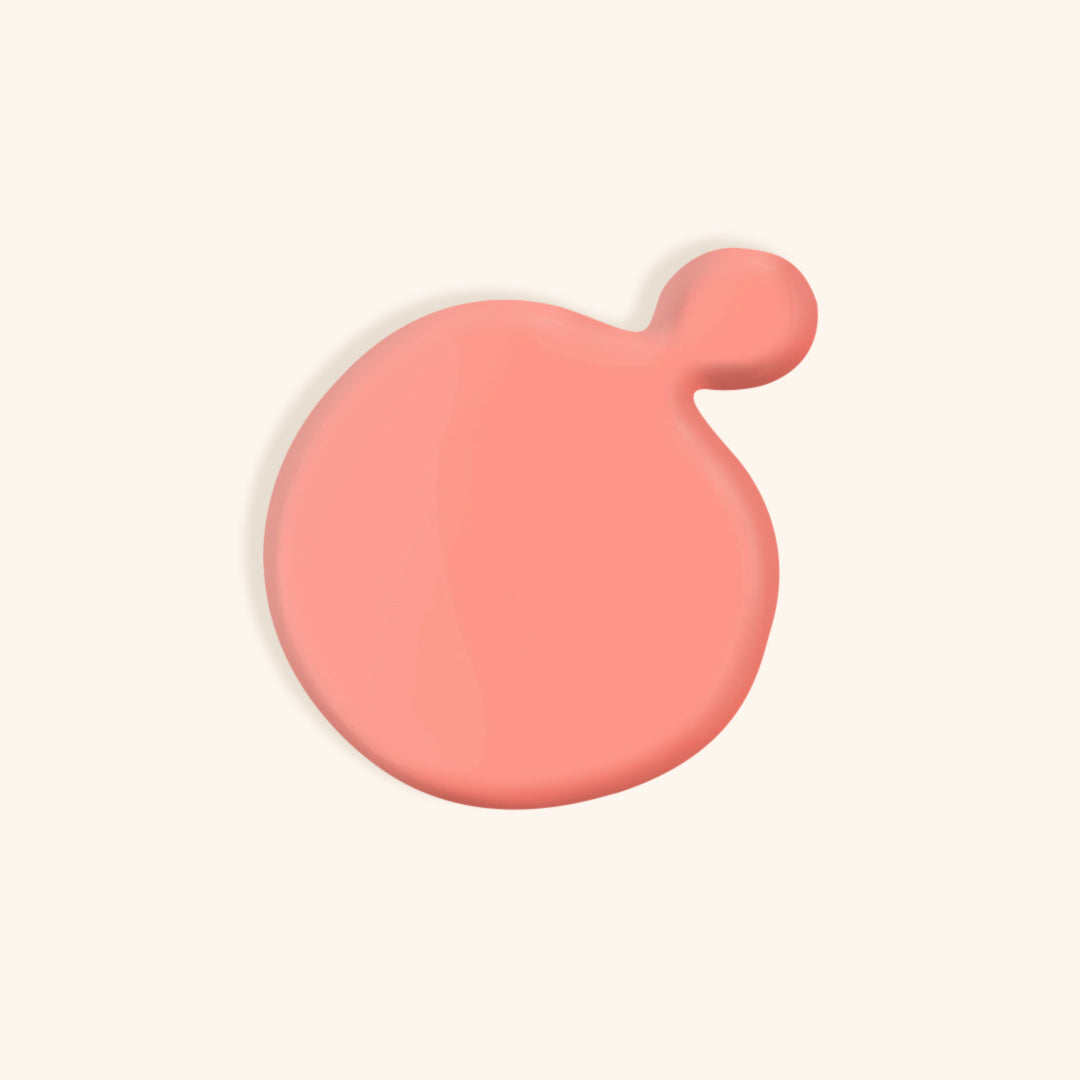 Light coral gel nail polish for nail techs