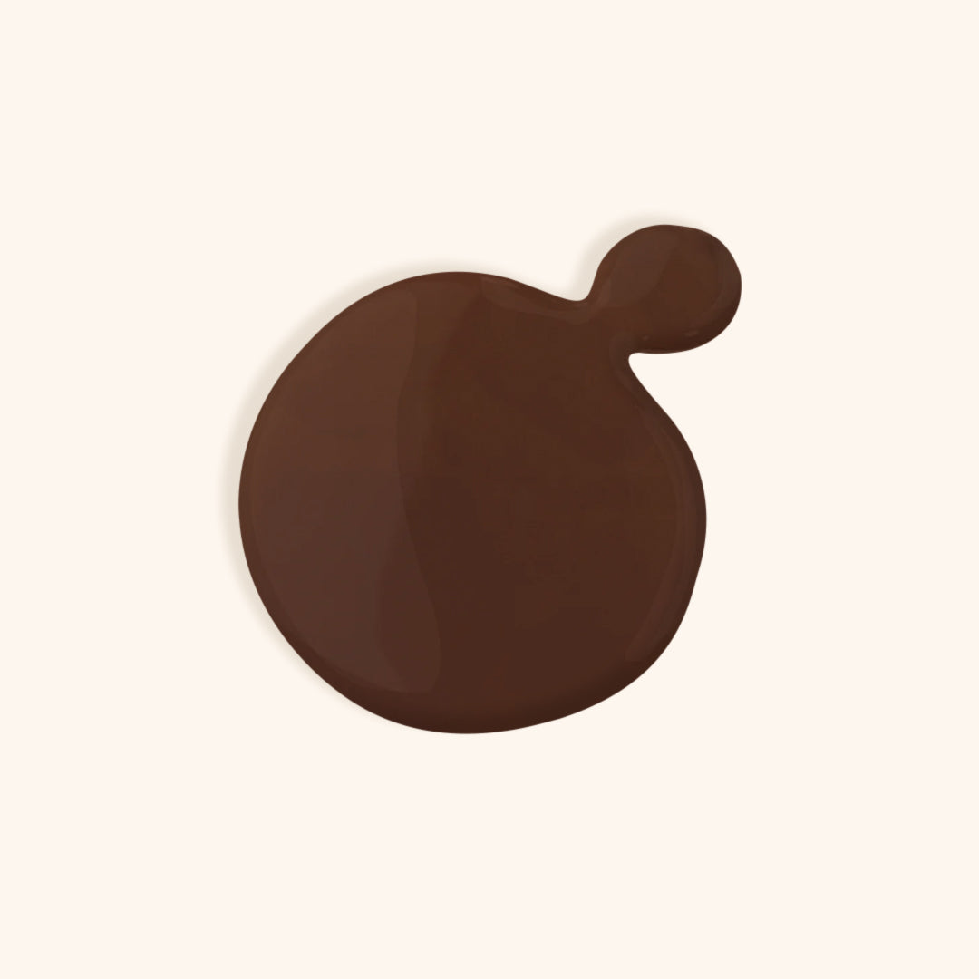 Dark brown nail polish for brown gel nails application