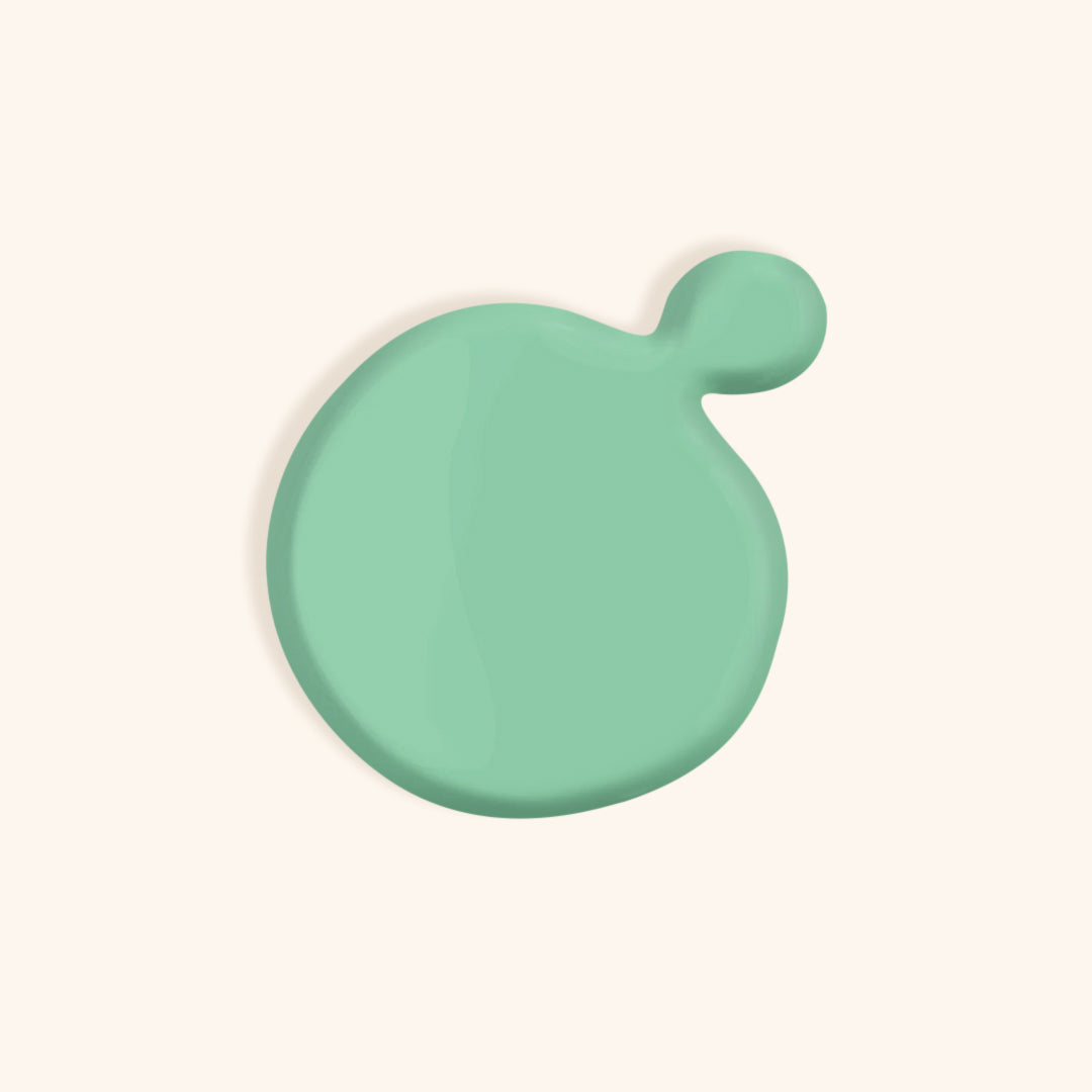 Pastel green nail polish for spring/summer nails