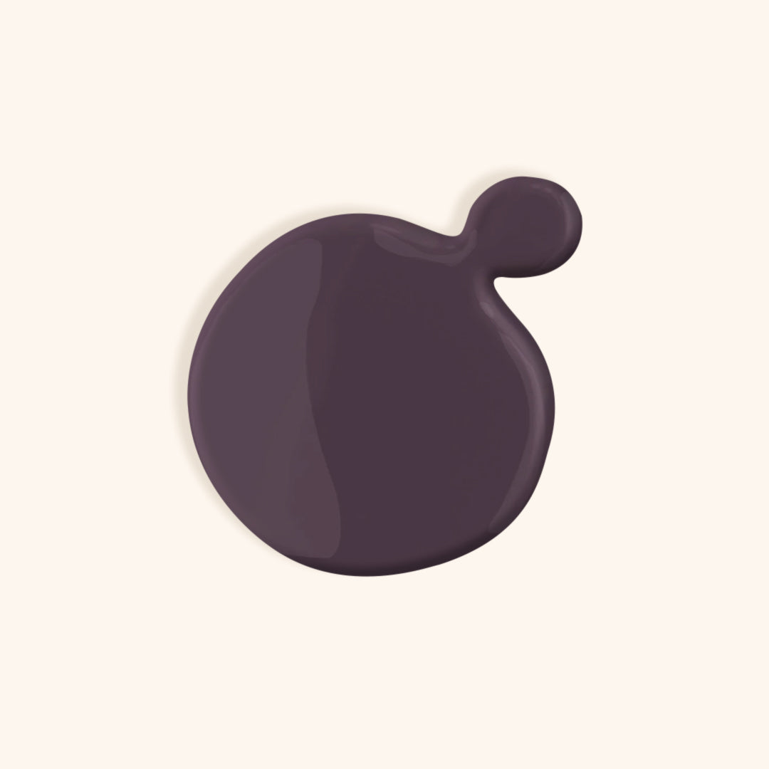 Dark purple gel nail polish