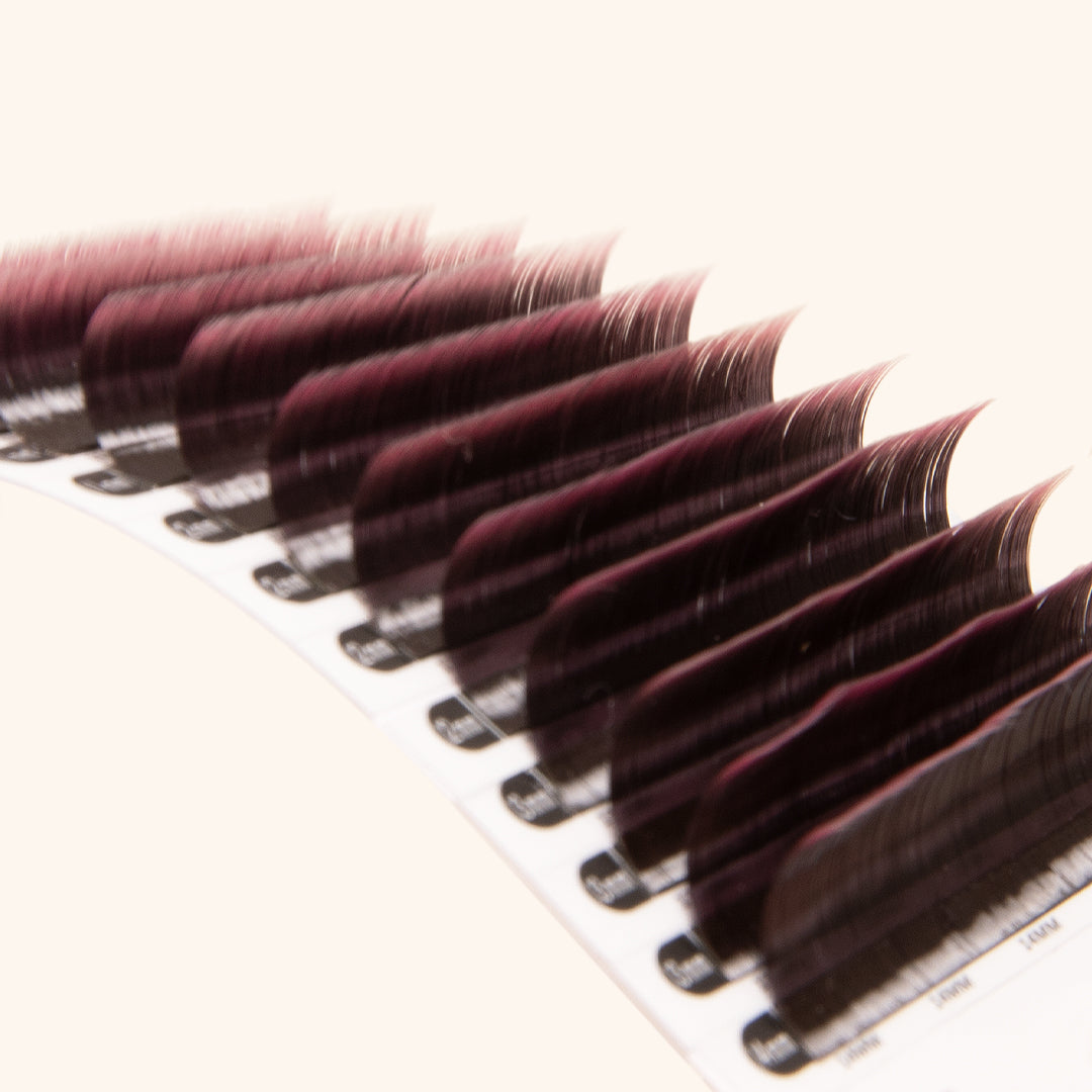 Two-Tone Pink Ombre Lashes 0.07