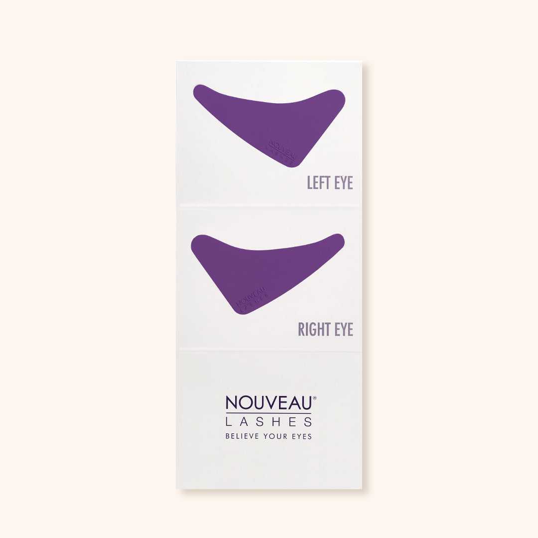 Nouveau Lashes Silicone Under Eye Pads for lash lifting and extensions, reusable and protective.