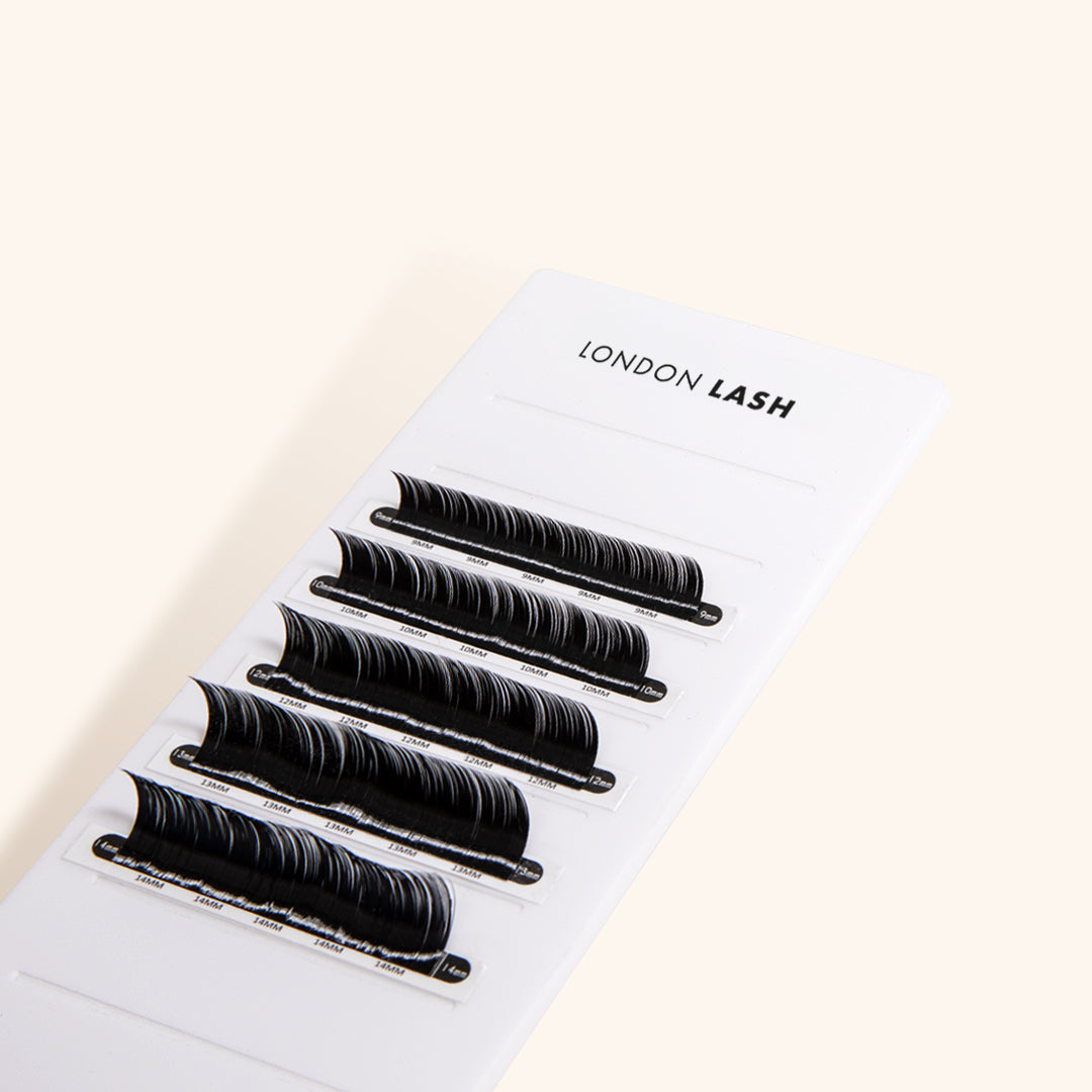 Lash Extensions on Small White Palette