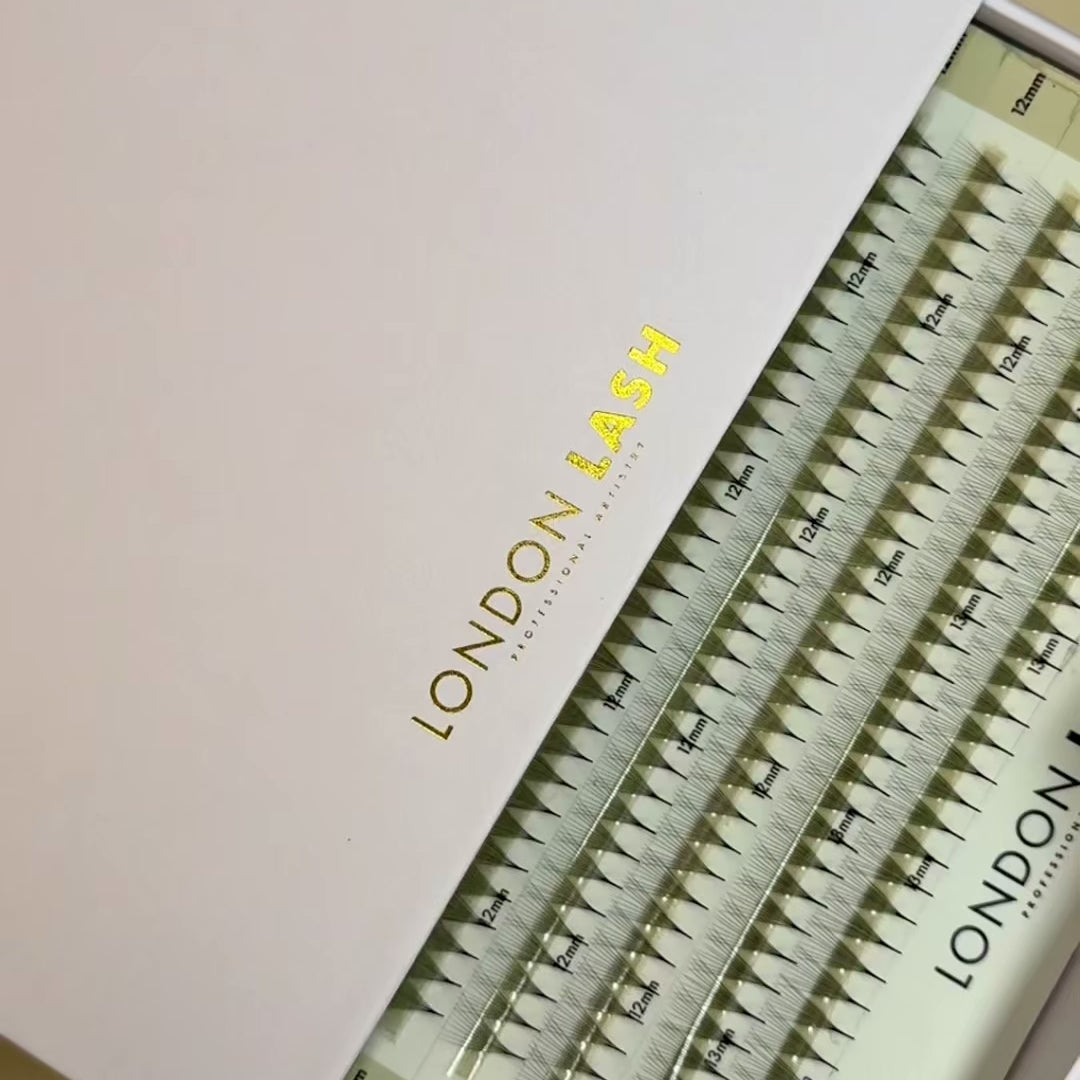 Narrow Premade/Promade Fans 10D 0.03 640 fans - Mixed Lengths