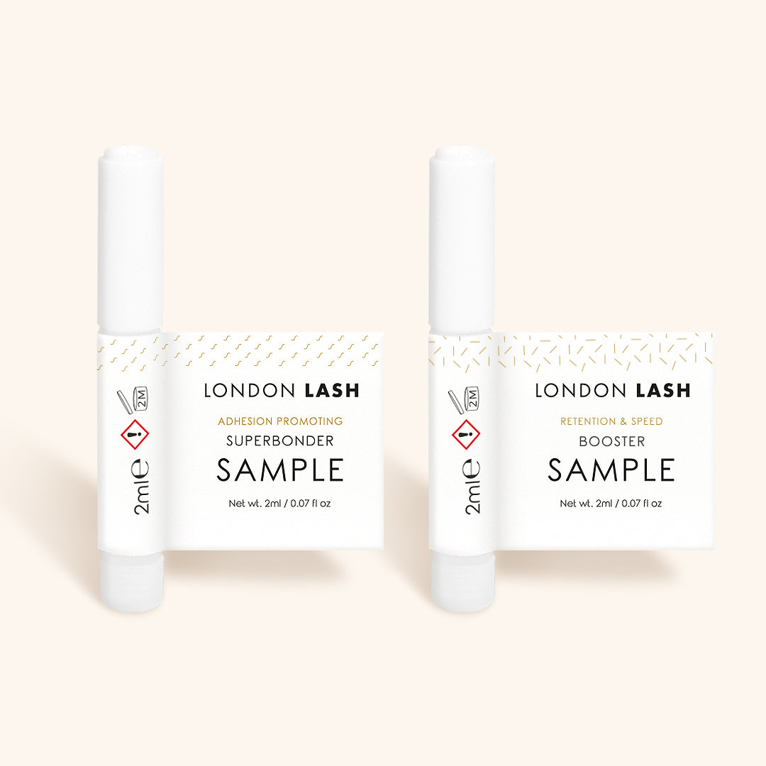 Booster and Superbonder London Lash Samples