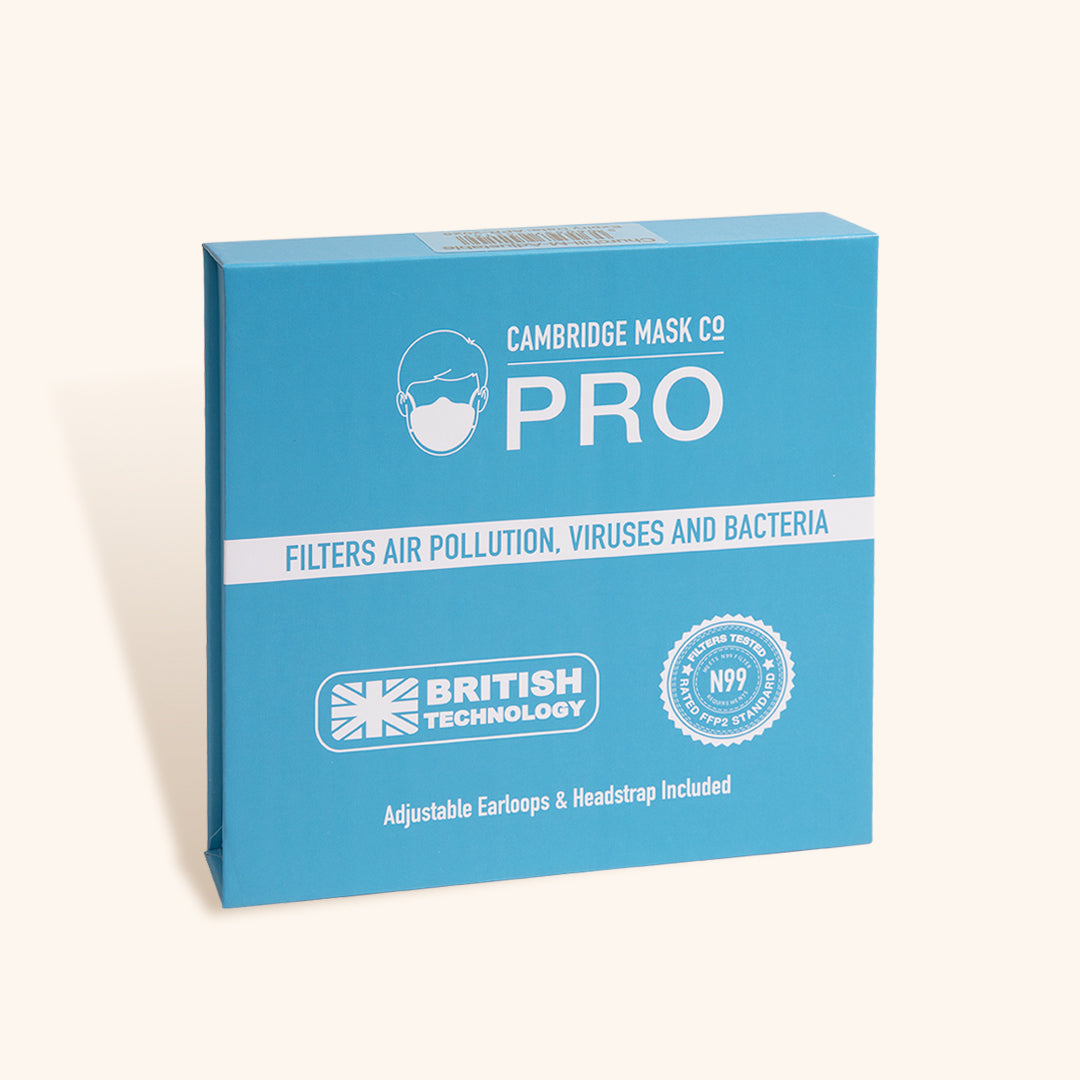 Blue Box of Cambridge Mask PRO