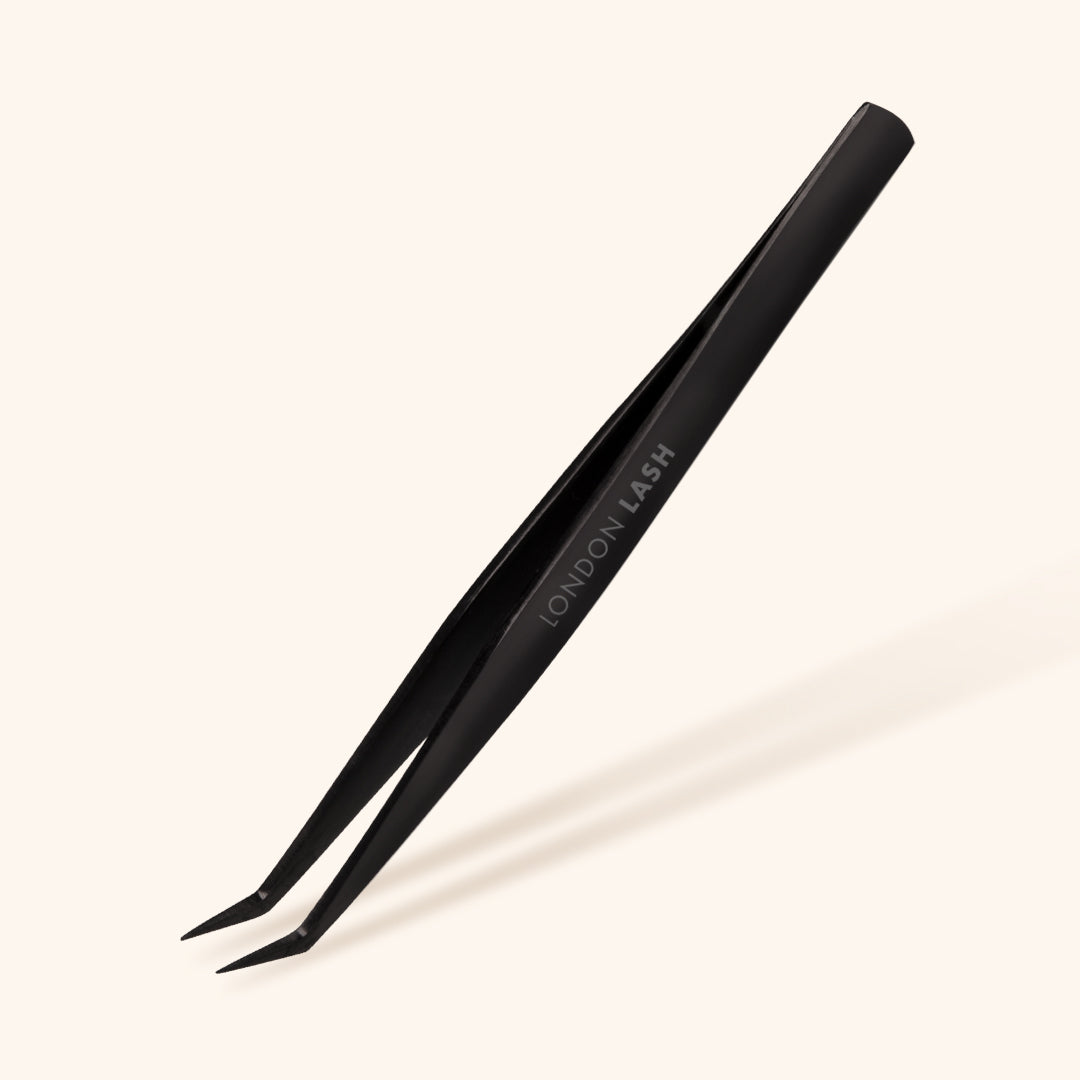 Black Fine Tip Volume Eyelash Extensions Tweezers