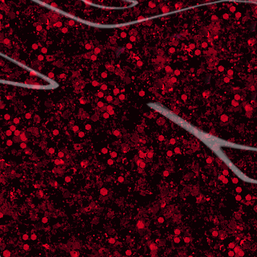 Dark red shimmer nail polish color swatch