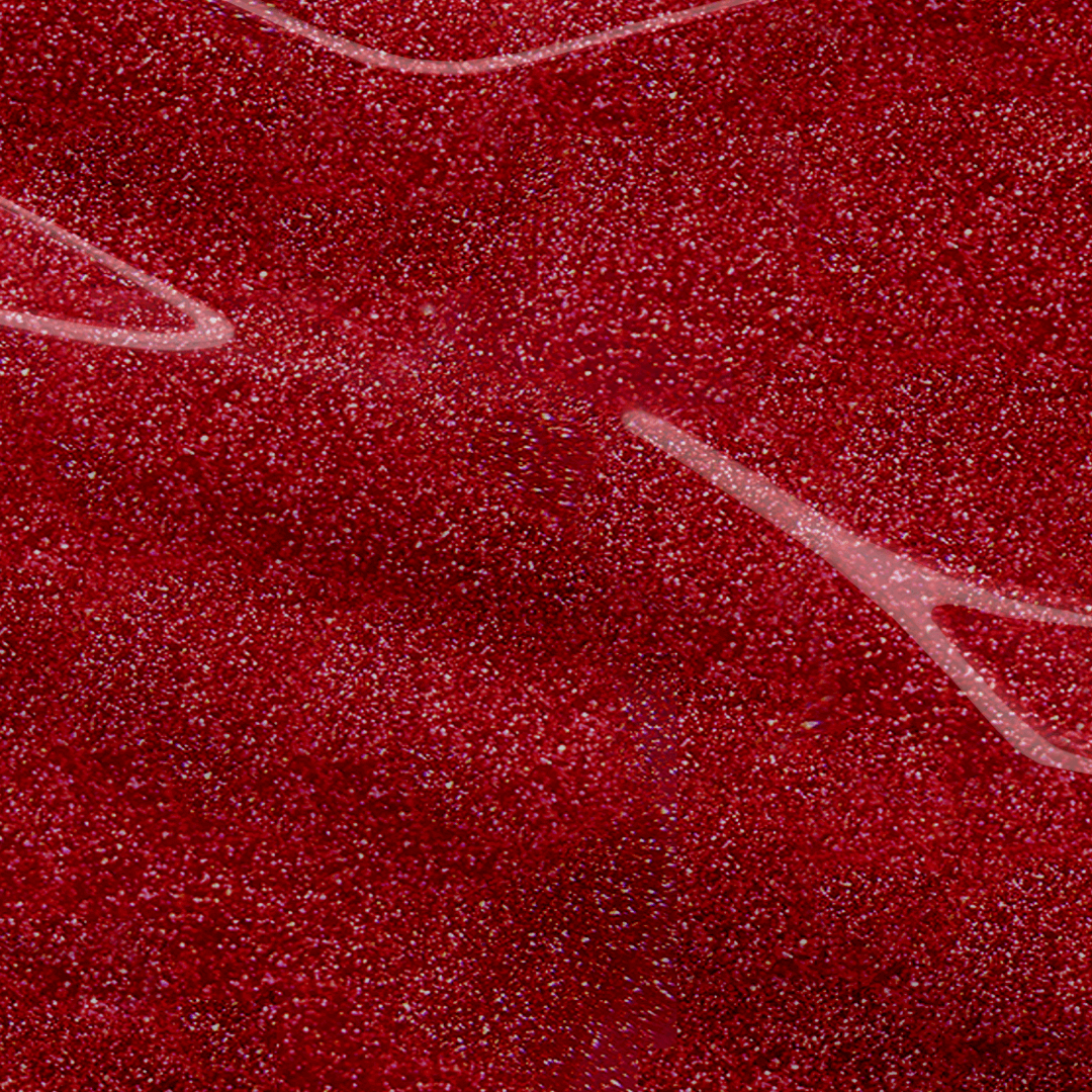 Dark red shimmer nail polish color