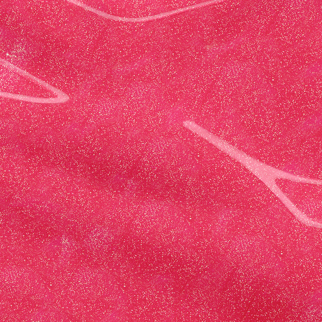 Pink nail polish with shimmer