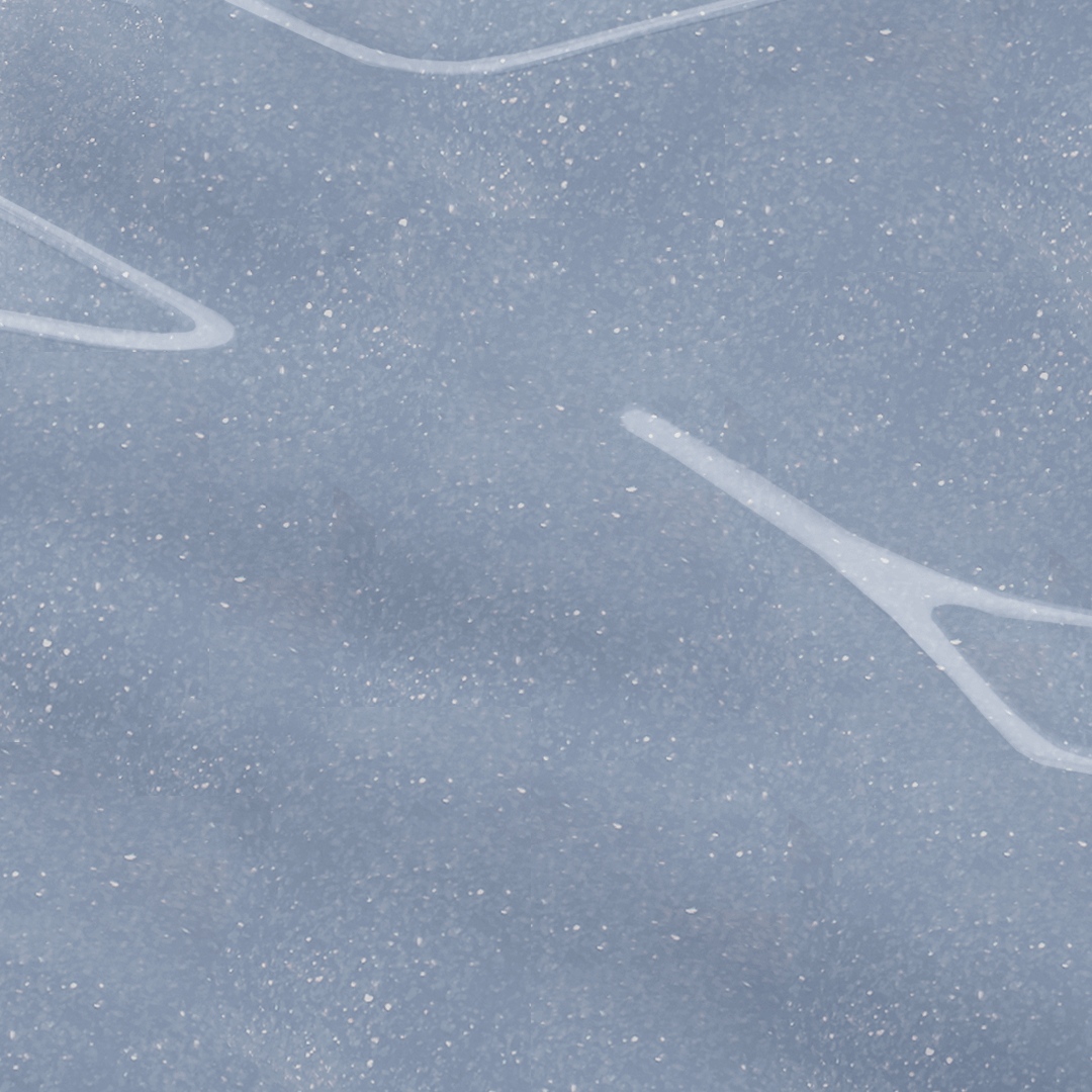 Sky shimmery blue nail polish with a turquoise hue