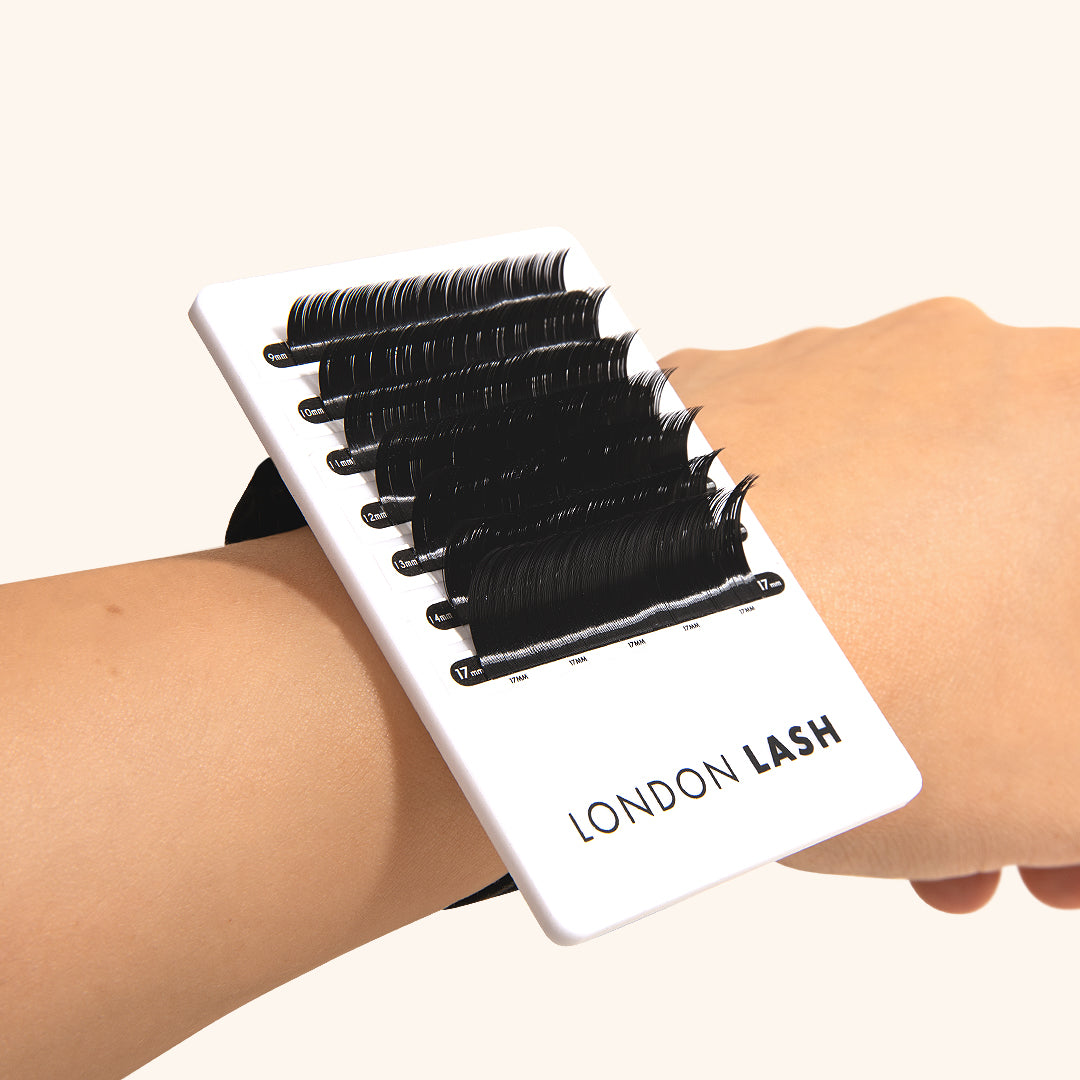 Plastic Attached-to-hand Palette secured on the wrist