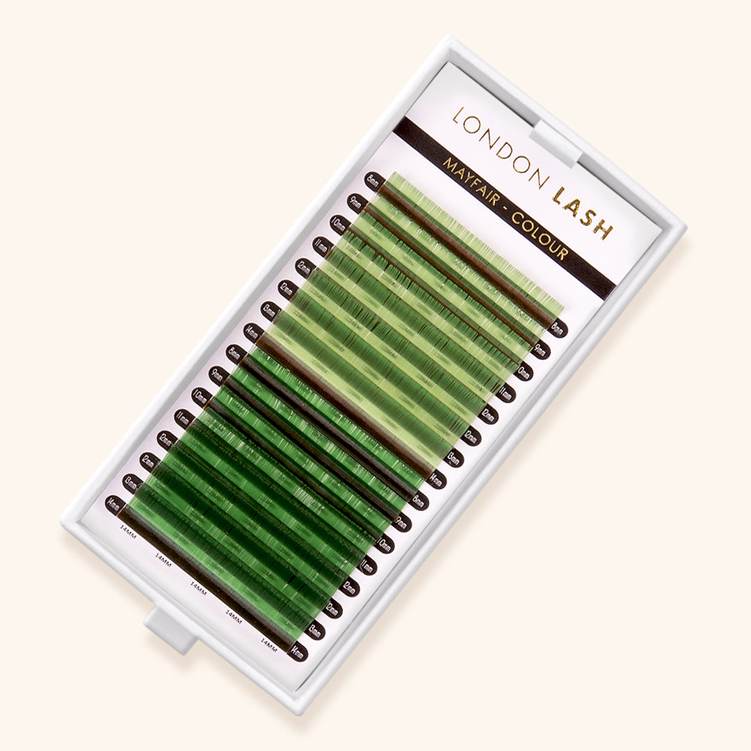 Light Green and Dark Green Mayfair Lashes