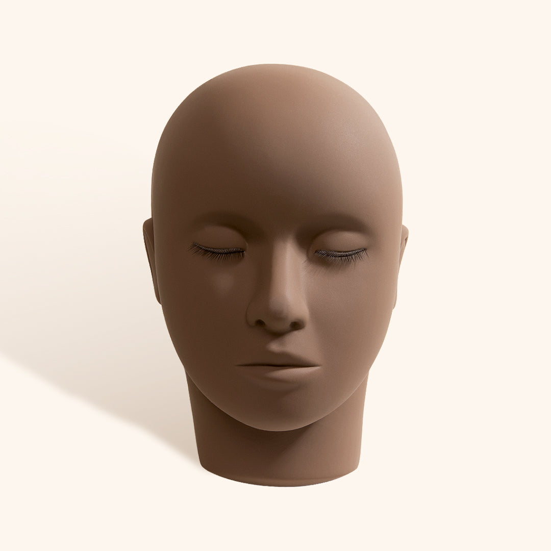 Dark Skin Toned Mannequin Training Head