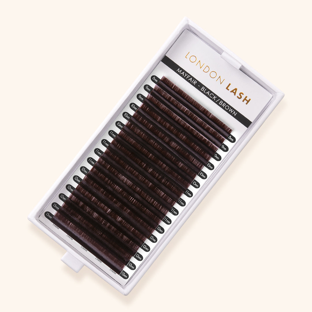 Mega Volume Black Brown Mayfair Lashes 0.05 from London Lash