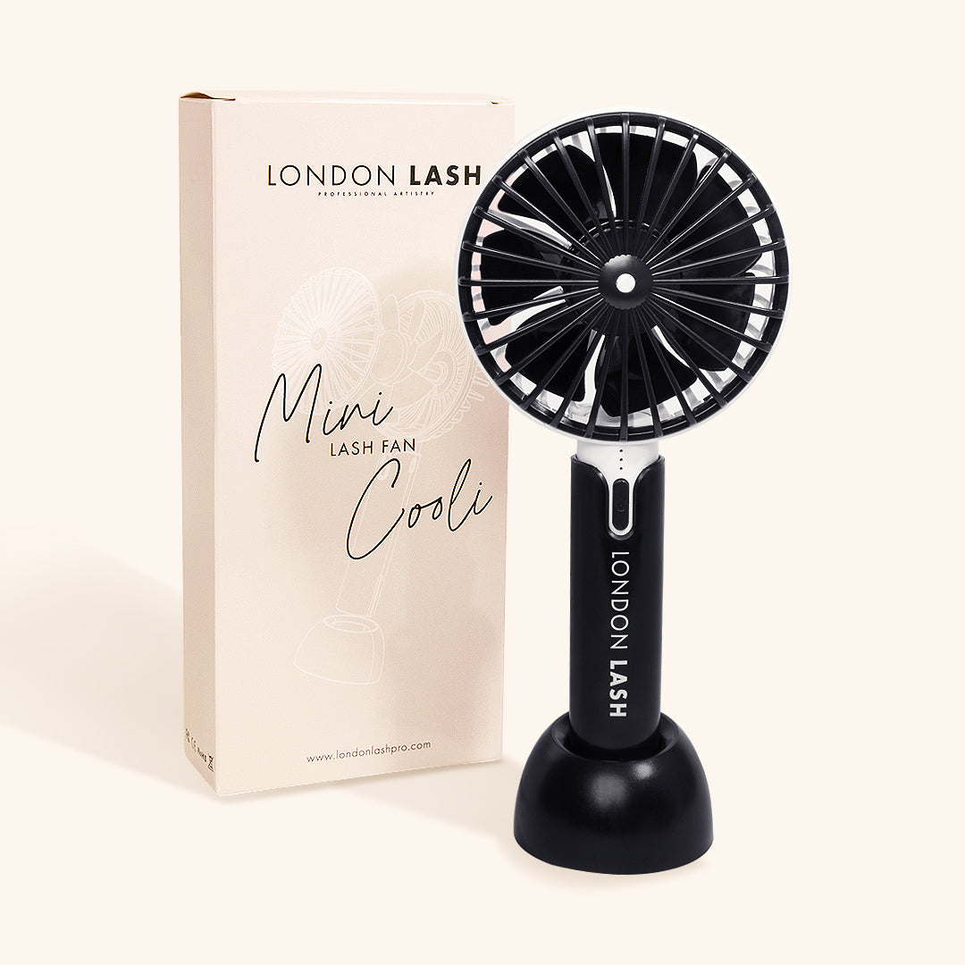 Mini Cooli Lash Fan and Box for Lash Extension Treatments