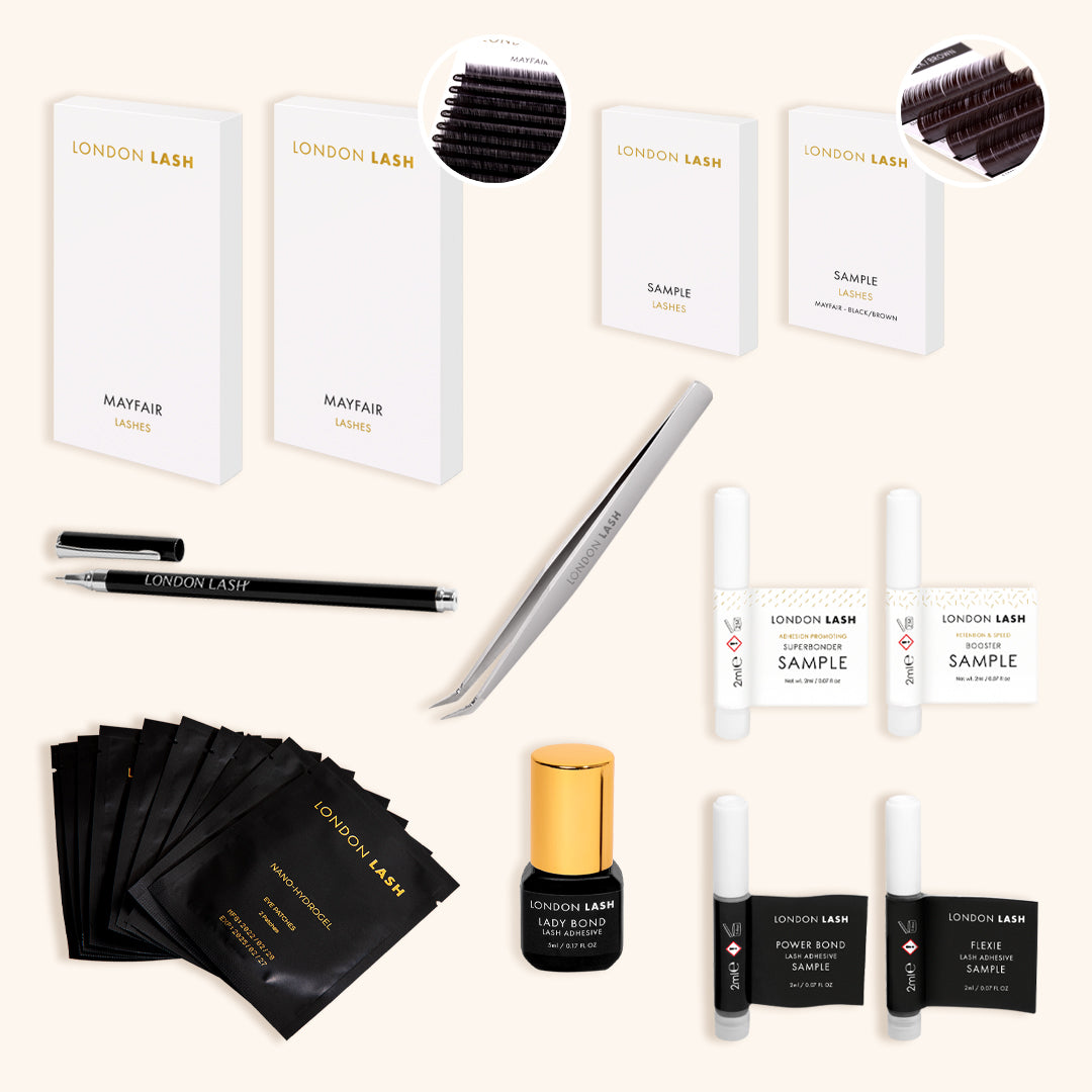 Volume lash extension kit for beginner lash technicians