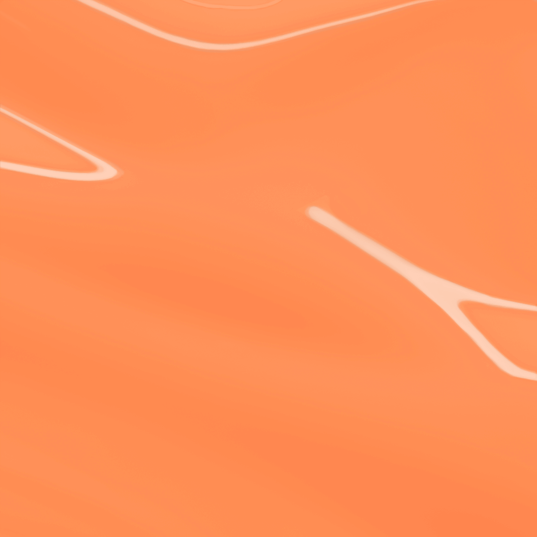 Pastel orange nail polish color swatch