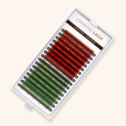 Red Brown/ Green Mayfair Lashes