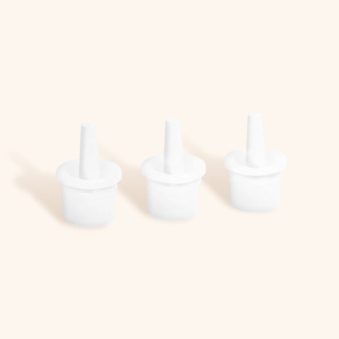 Three Spare Glue Nozzles in White